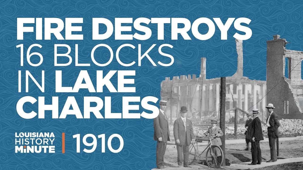 1910 | Fire Destroys 16 Blocks in Lake Charles | Louisiana History