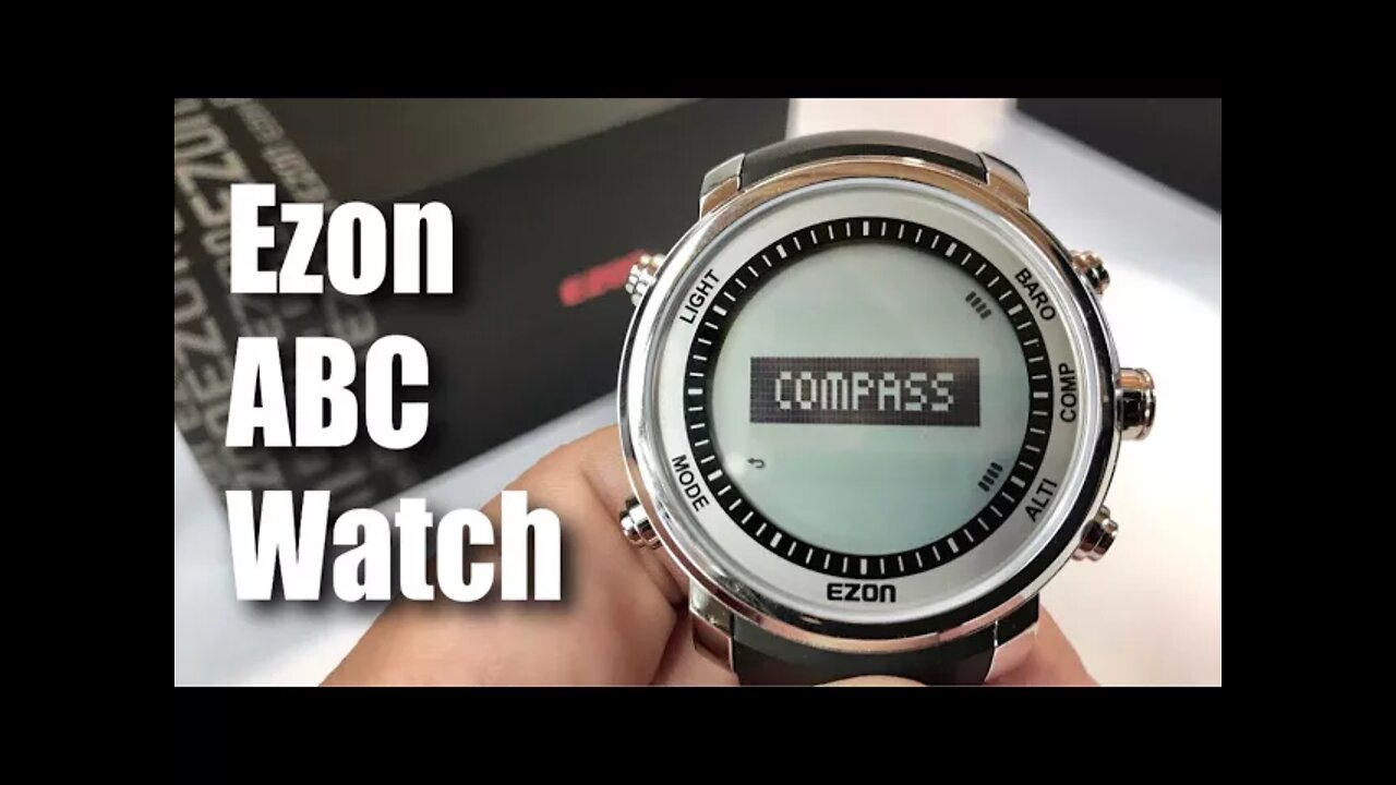 Compass Barometer Altimeter Thermometer Outdoor Sports Watch Review