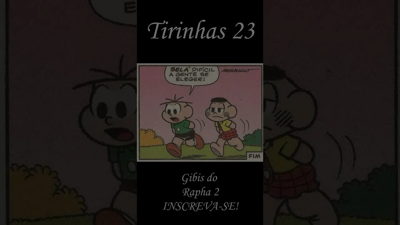 Tirinhas da Turma da Mônica nº 23 | Gibis do Rapha 2 #shorts