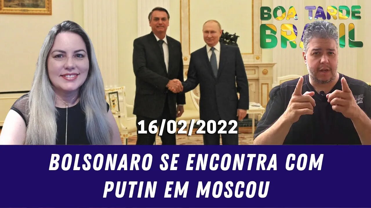 #AOVIVO Bolsonaro se encontra com Putin em Moscou