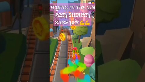 FLYING IN THE AIR PLAY SUBWAY SURF