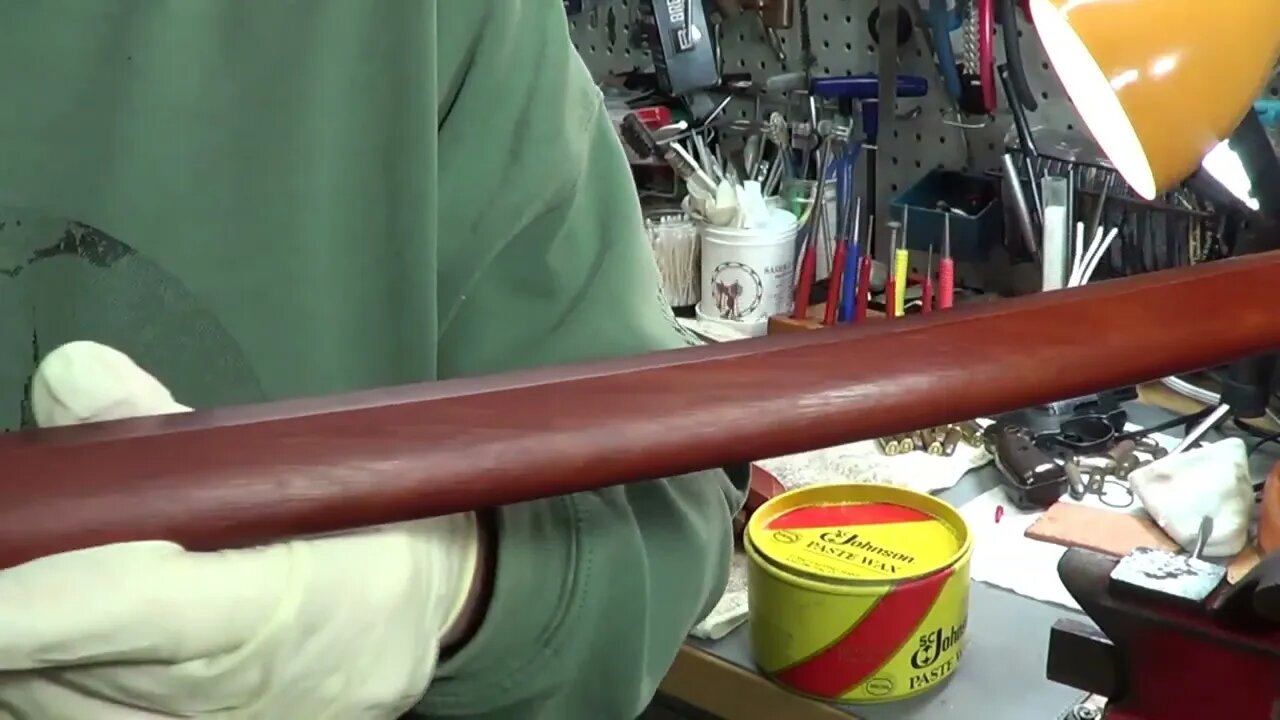 Waxing Wood Helps Protect It - Waxing Wooden Police Batons, Wooden Swords & A Pistol
