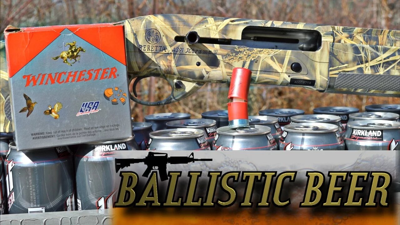 Beer Ballistics #8 12 Gauge cut shell