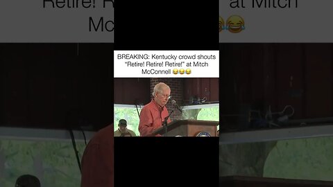 Kentucky crowd shouts "Retire! Retire! Retire!" at Mitch McConnel