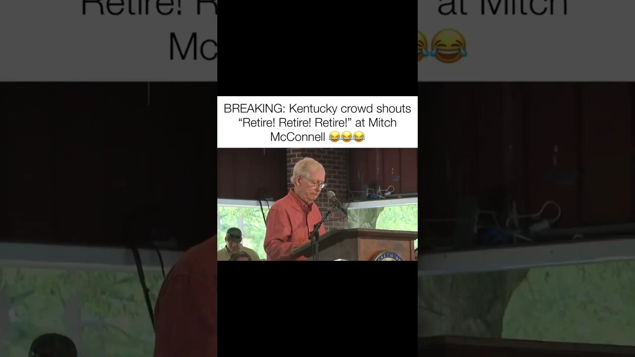Kentucky crowd shouts "Retire! Retire! Retire!" at Mitch McConnel