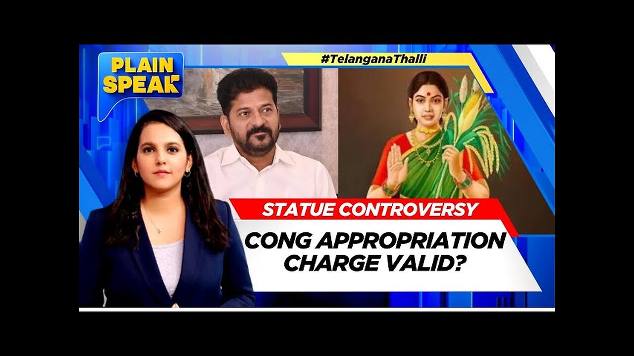 Political Row Erupts In Telangana Over Unveiling Of Telangana Thalli Statue | #plainspeak | News18