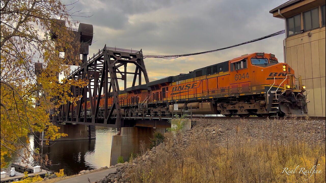 Railroad Bridge BNSF Action at Prescott, Wisconsin - St. Croix Subdivision