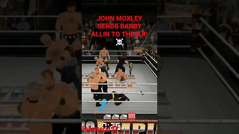 John moxley sends Darby Allin to the hospital 🏥 #aew #shorts #wrestlingempire #wwe #comedyvideo