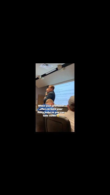 We need more professors like this who support their parenting students!