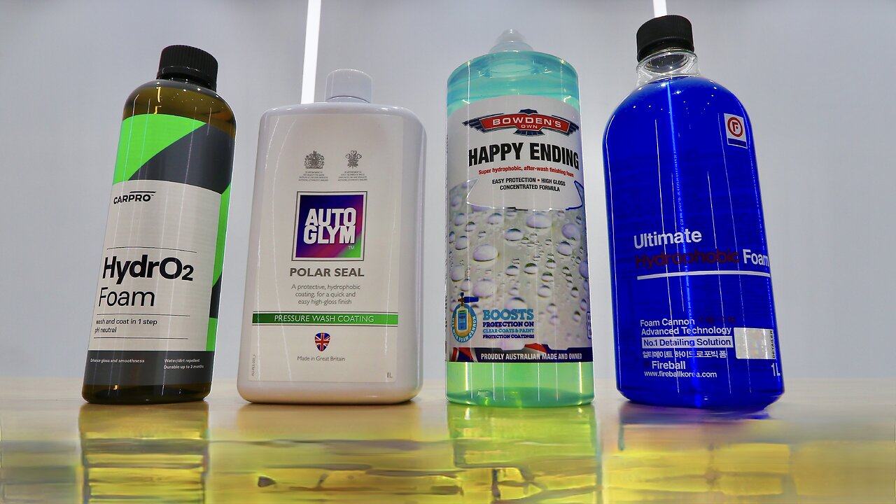 What's The Best Hydrophobic Snow Foam?