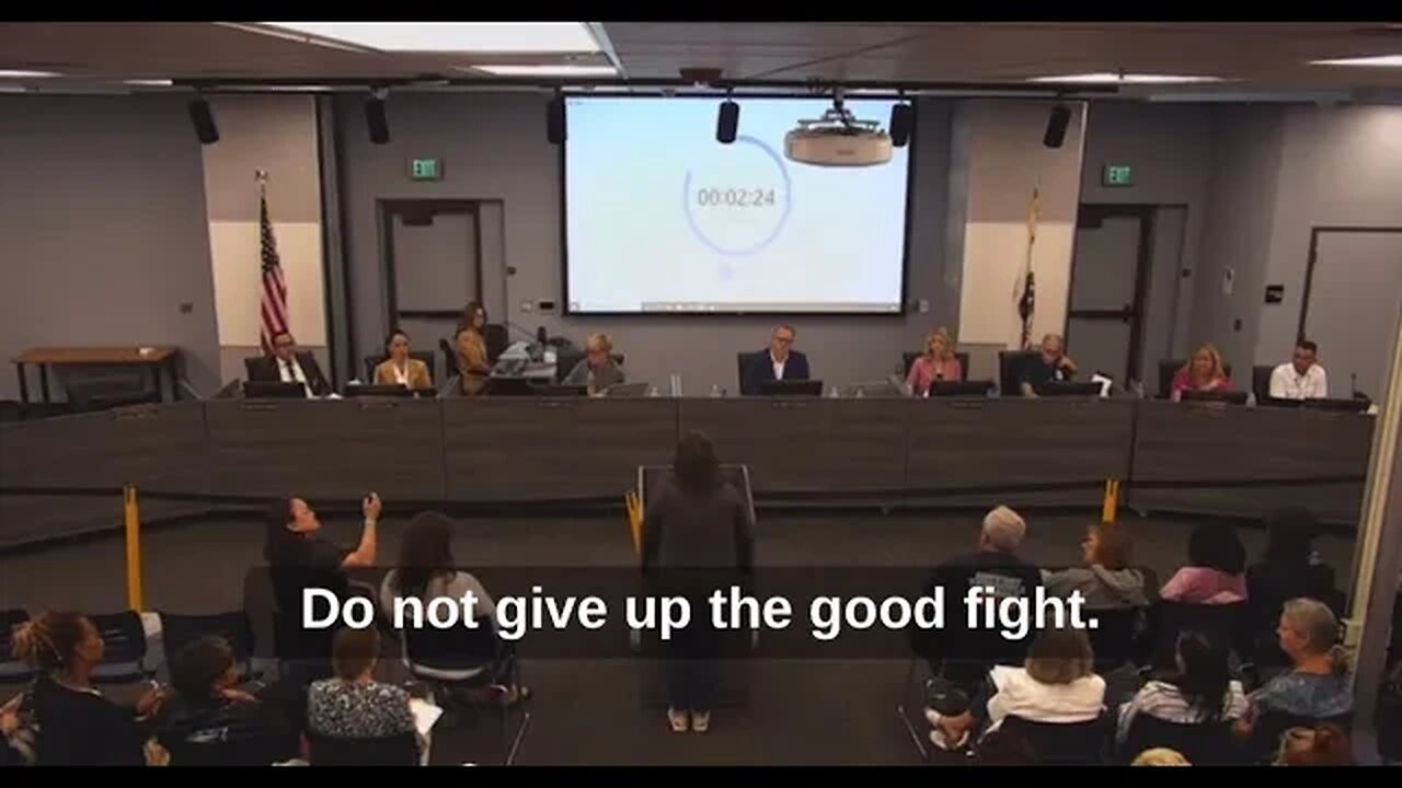 Mom Has Conservative School Board Members Backs, "Do Not Give Up The Good Fight"