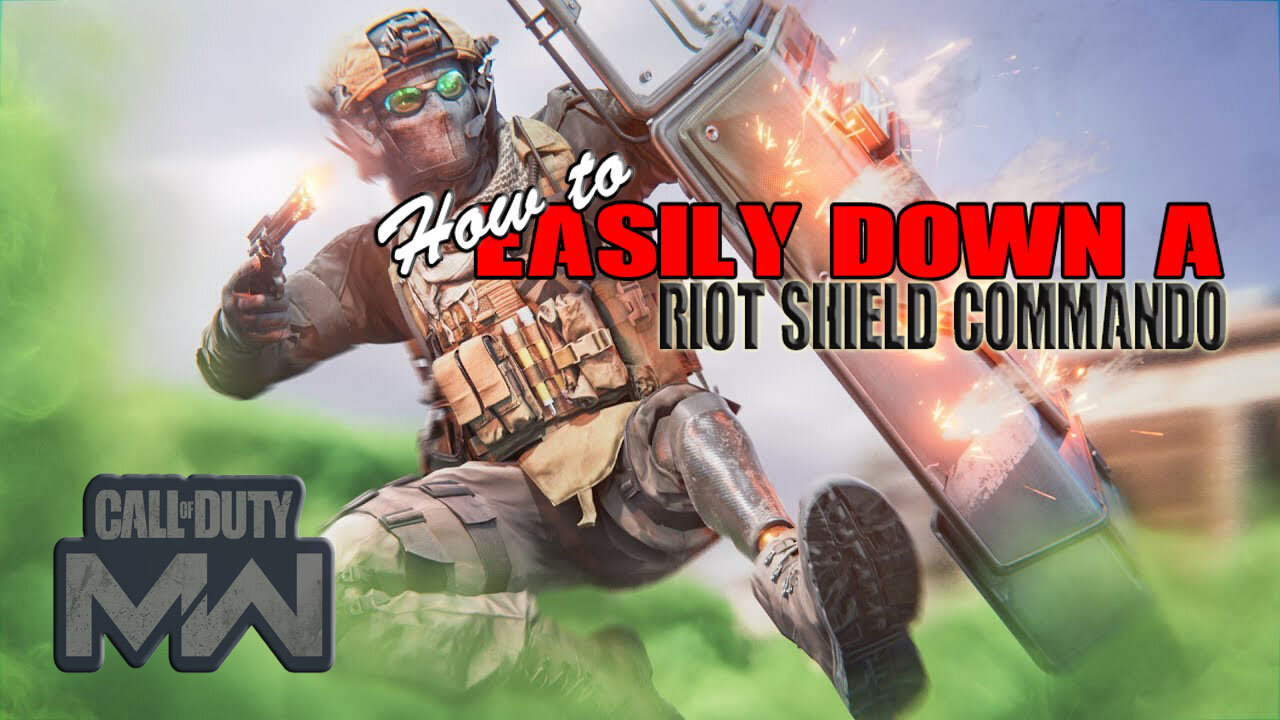 HOW to EASILY DOWN a RIOT SHIELD COMMANDO on CALL of DUTY MW WARZONE