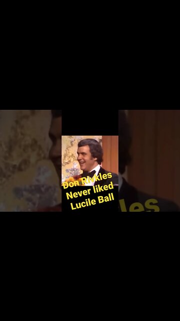 Don Rickles- “ I don’t love Lucy!”