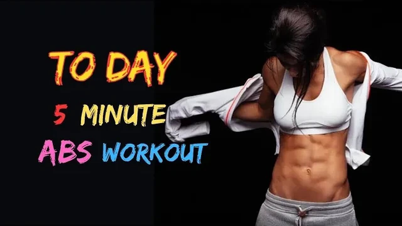 5 MINUTE ABS WORKOUT | FOR WOMEN