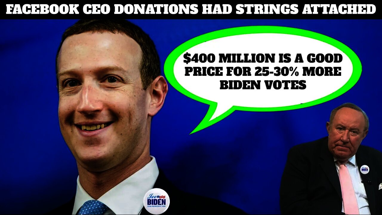 Andrew Neil's Twitter Fail & Zuckerberg's $400M Donation Ensured 25% More Biden Votes In key States