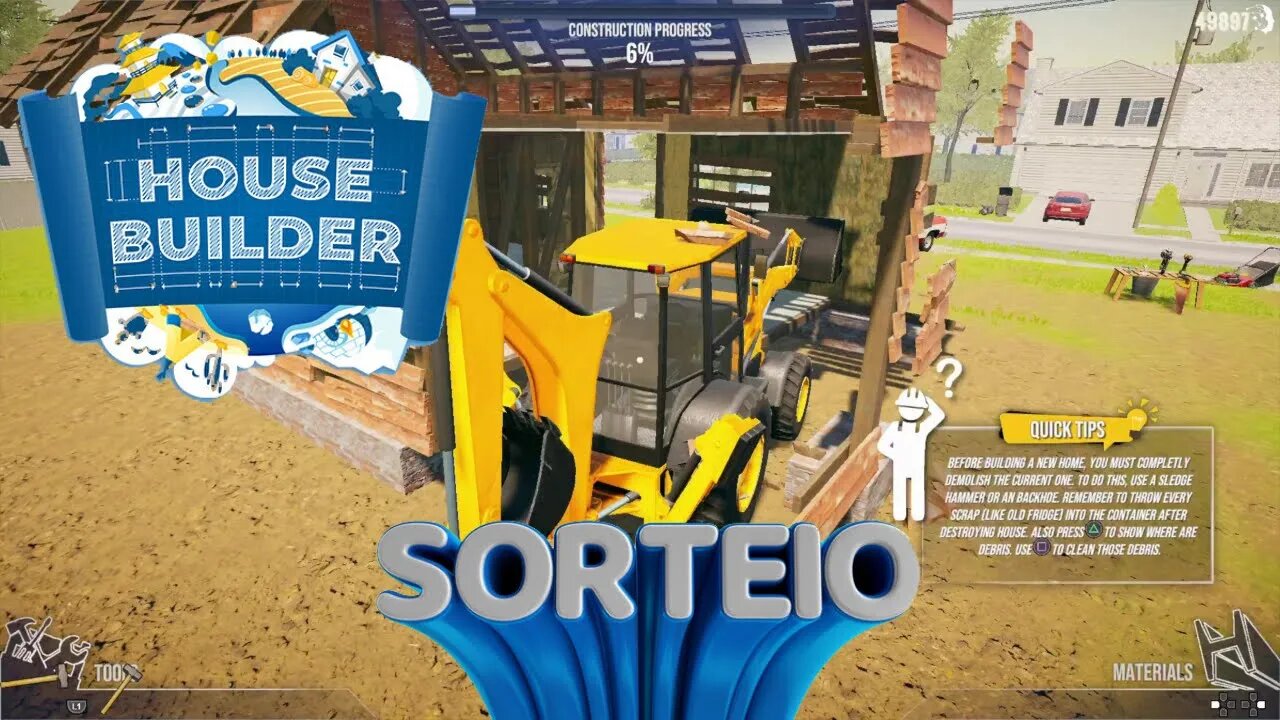 SORTEIO DO JOGO HOUSE BUILDER | VEJA COMO PARTICIPAR