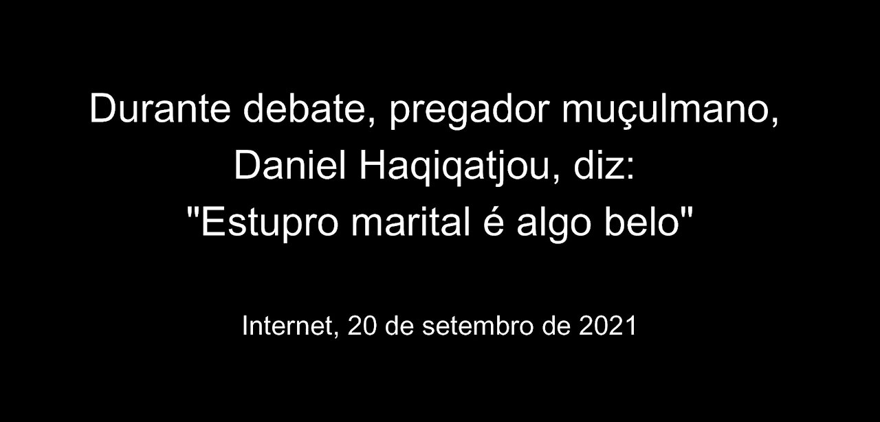 Pregador islamista justifica homem bater na esposa