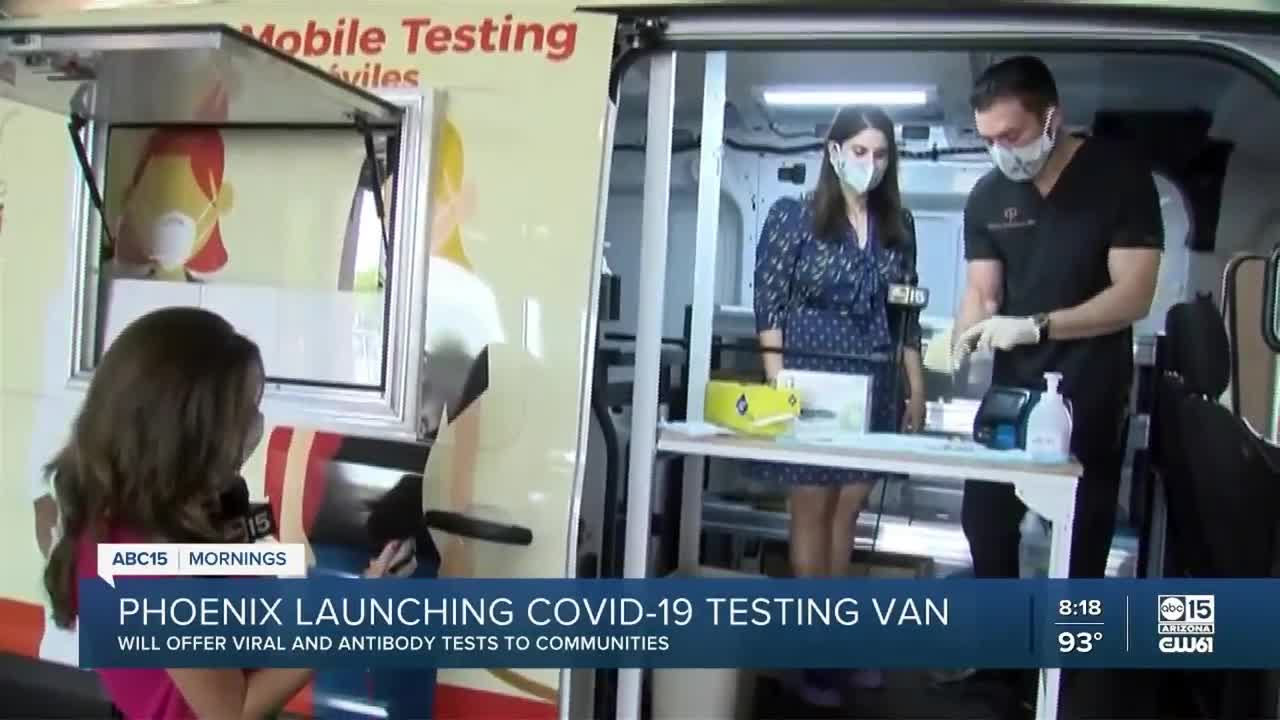 Mobile coronavirus test launches in Phoenix