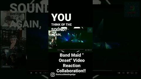 Clip #7 of a Band Maid " Onset" First Reaction/ Video Reaction Collaboration! #bandmaidonset