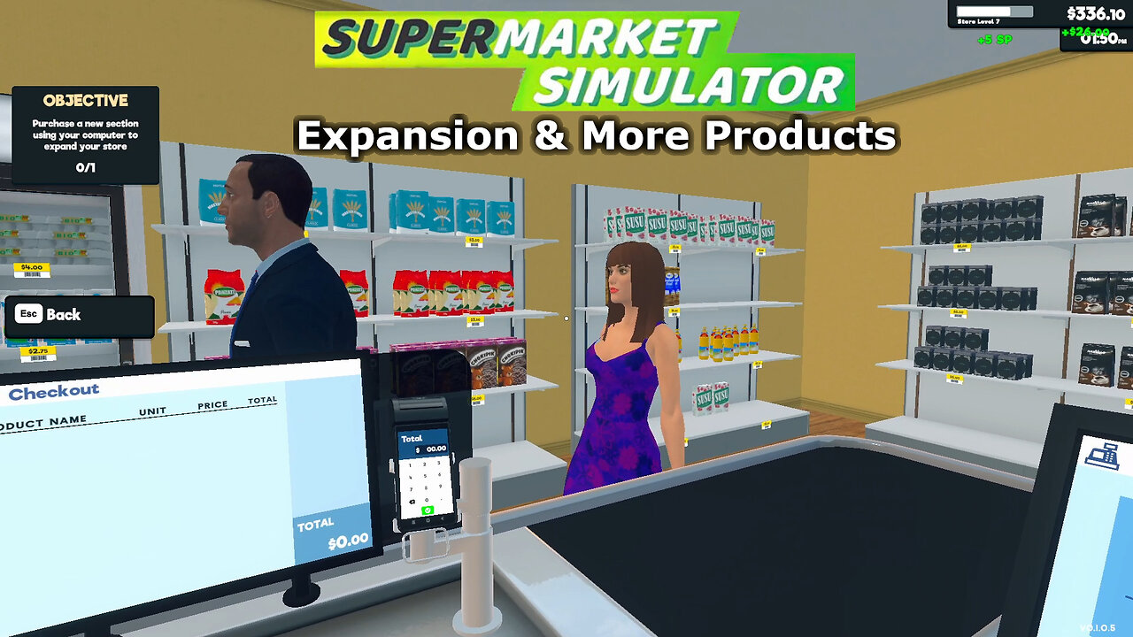 Expansion & More Products | Supermarket Simulator Gameplay | Part 3