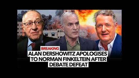 Again, Norman Finkelstein TRICKS Alan Dershowitz & Piers Morgan Into Doing This In Live Tv!