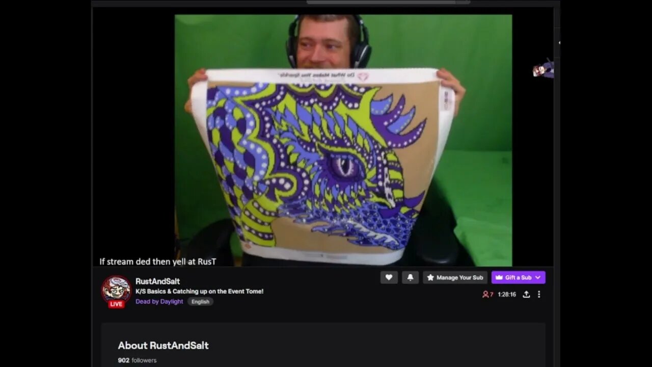 Gifting a fellow streamer a Diamond Painting *Live stream Clip*