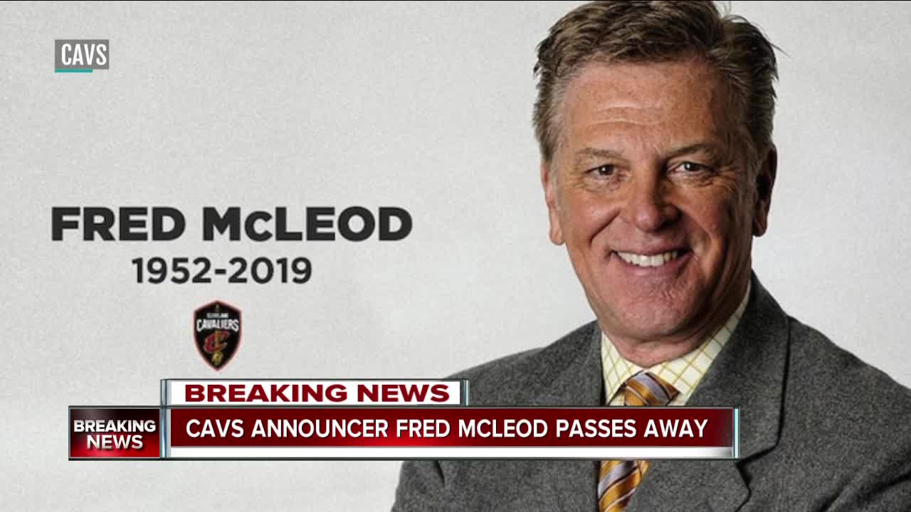 Cleveland Cavaliers announcer Fred McLeod has died