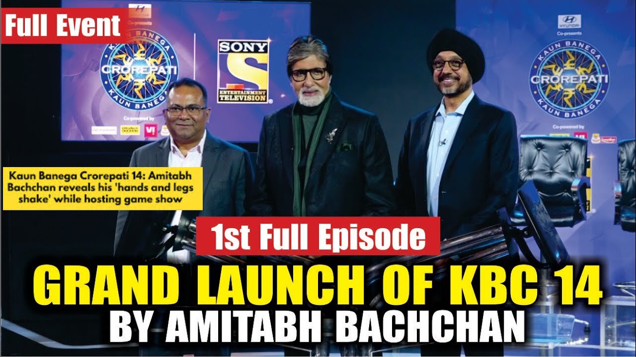 Press Conference Of "Kaun Banega Crorepati" Season 10 With Amitabh Bachchan