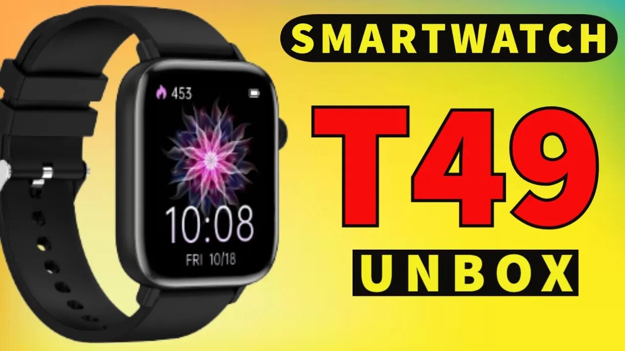 Smartwatch T49 unbox voice assistant personalized serie 8 watch assistente de voz personalizado