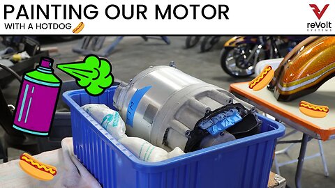 Painting Our 1st Motor