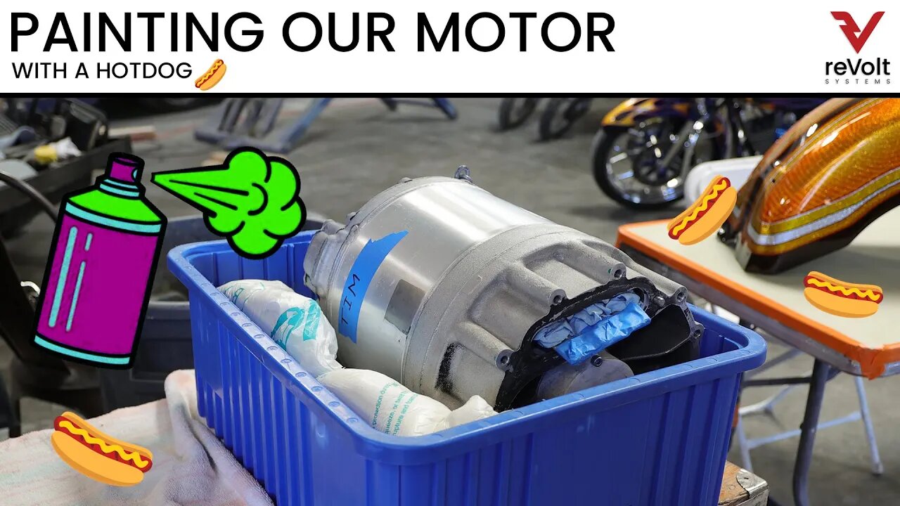 Painting Our 1st Motor