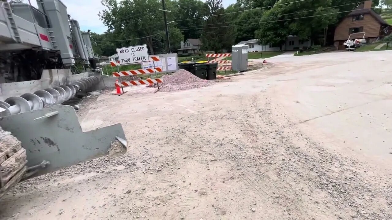 Control Cracks are Cut in New Road. Road Construction Project