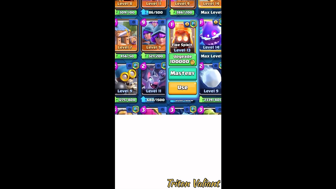 Maxing fire spirit to lvl 14 be like | Clash royale funny moments 🤣🔥