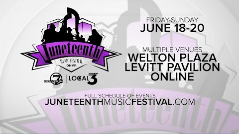 Celebrating Juneteeth - Denver's Music Festival online & in-person