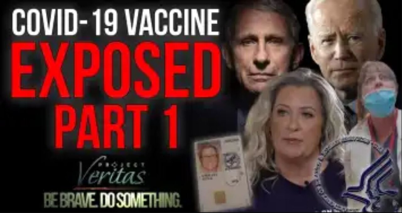 PART 1 Federal Govt HHS Whistleblower Goes Public With Secret Recordings "Vaccine is Full of Sh*t"