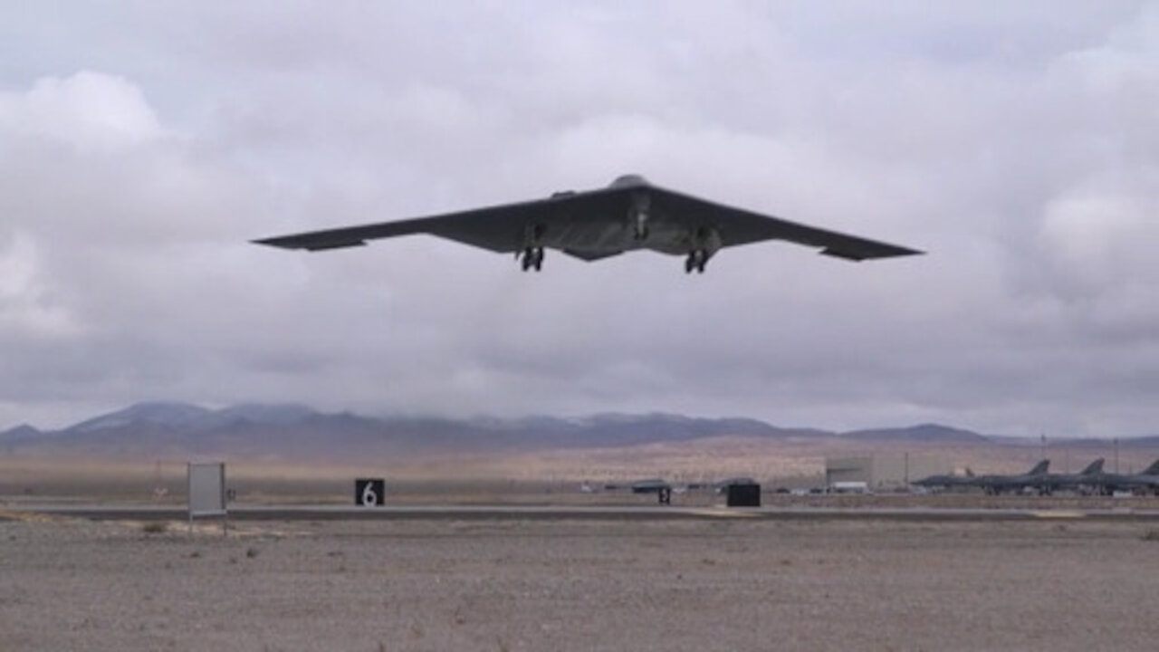 B-2 Spirit Stealth Bomber leads Red Flag 21-1 takeoffs