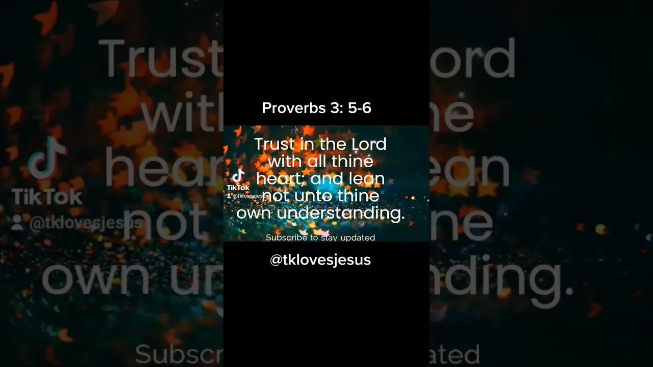 Trust In The Lord. All music is owned by me Subscribe @TKlovesJesus