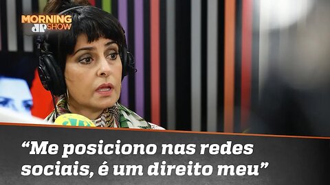 "Eu me posiciono na minha rede social, é um direito meu", diz Fernanda Abreu