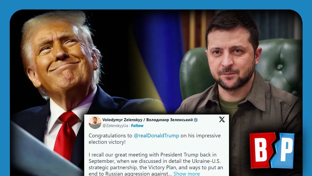 Zelensky SUCKS UP To Trump With Slobbering Tweet