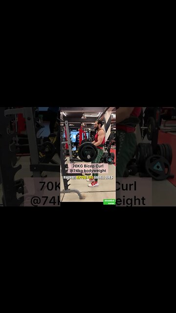 70KG Barbell Curl #shorts #youtubeshorts #shortsvideo #shortsfeed #viralshorts #fitness #viral