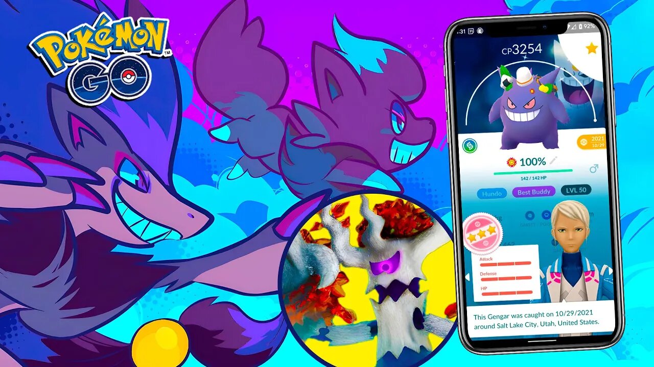 ZORUA E ZOROARK SHINY! Quais Pokémon FOCAR no Halloween do POKÉMON GO! Phantump SHINY, Gengar RARO!