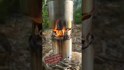 Cooking with a Solo Stove #solostove #shorts #campstove #campkitchen #cookkit #campcook #cooking
