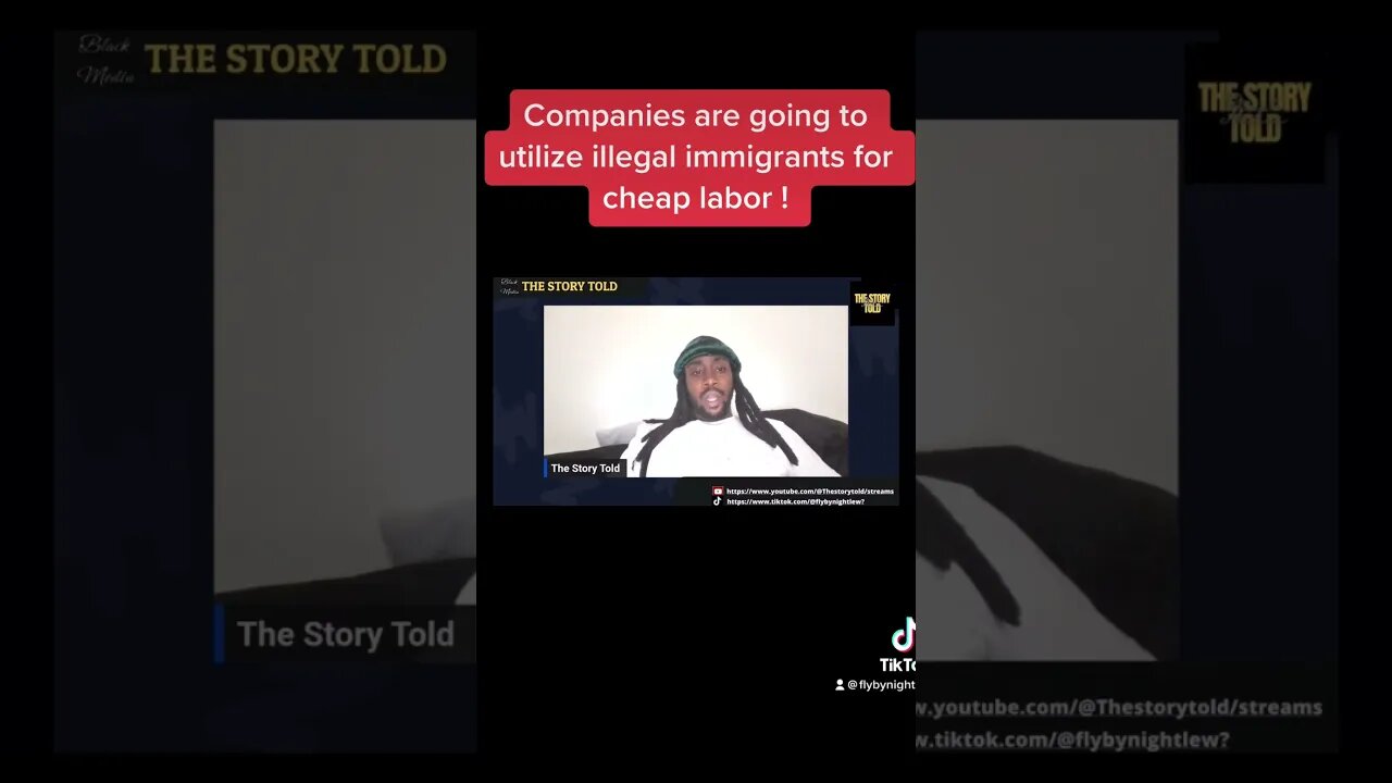 Companies are going to utilize illegal immigrants for cheap labor‼️