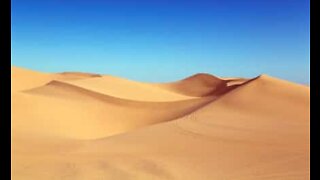 Time-lapse shows the breathtaking landscapes of the Qatar desert