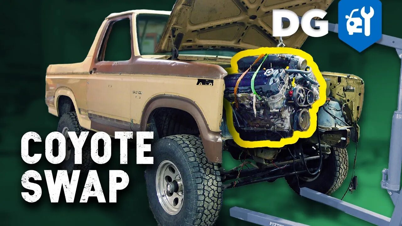 How To Swap 5.0 Coyote in 1980-96 Ford F-Series Bronco / Truck