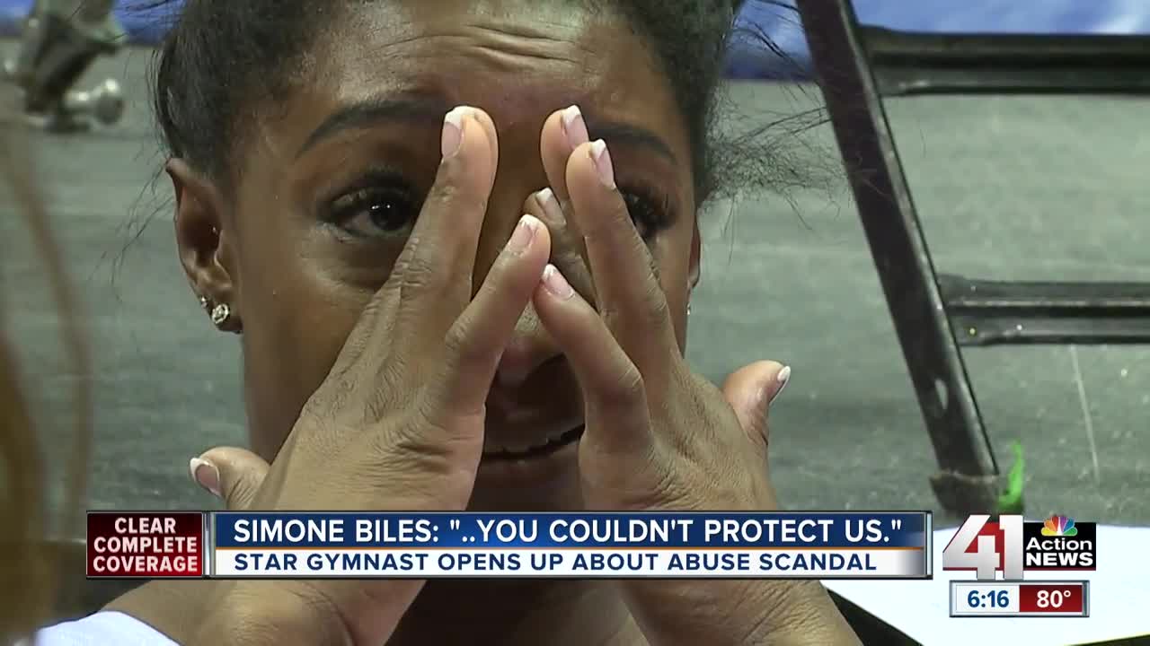 'You literally had one job and you couldn't protect us:' Simone Biles talks USA Gymnastics