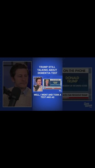 Trump STILL Bragging About Dementia Test #shorts