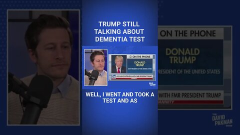 Trump STILL Bragging About Dementia Test #shorts