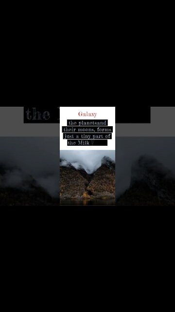 the planetsand their moons, forms just a tiny part of the Milky Way....