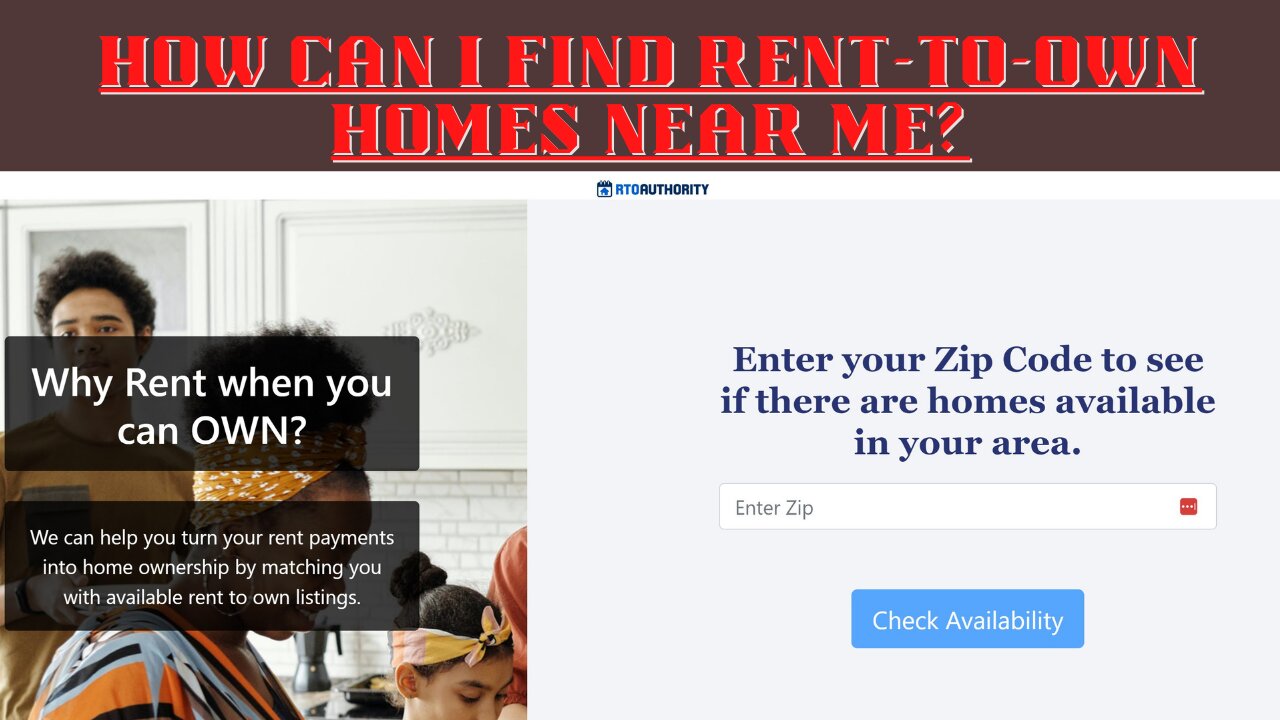 How Can I Find Rent-To-Own Homes Near Me- Here Is The Fastest Easiest Method 2022